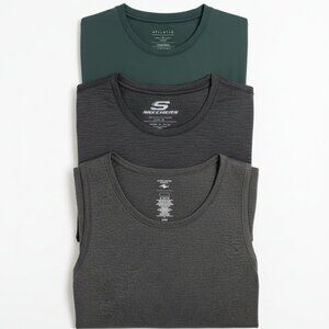 🔥NEW 3-Pack DEAL! Skechers & A.Works Men's Workout T-Shirts, Sz (L)